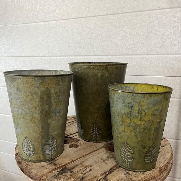 Tin Trio Planter