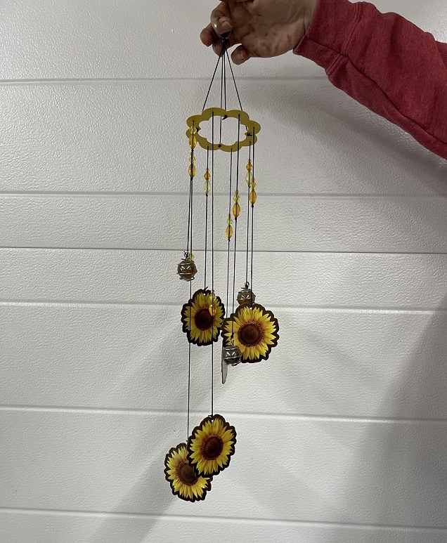 Sunflower Wind Chime